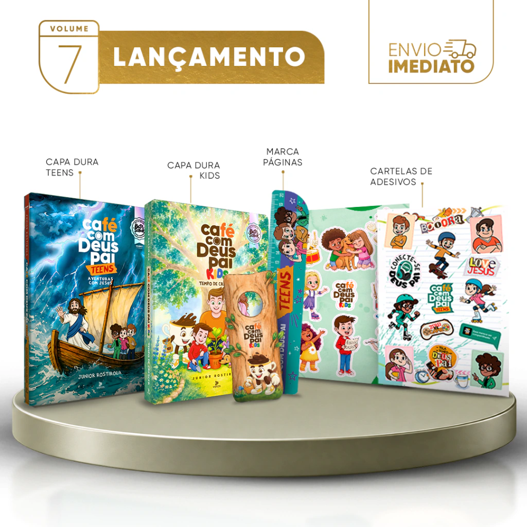Café com Deus Pai Kids: Tempo de crescer + Café com Deus Teens: Aventuras com Jesus
