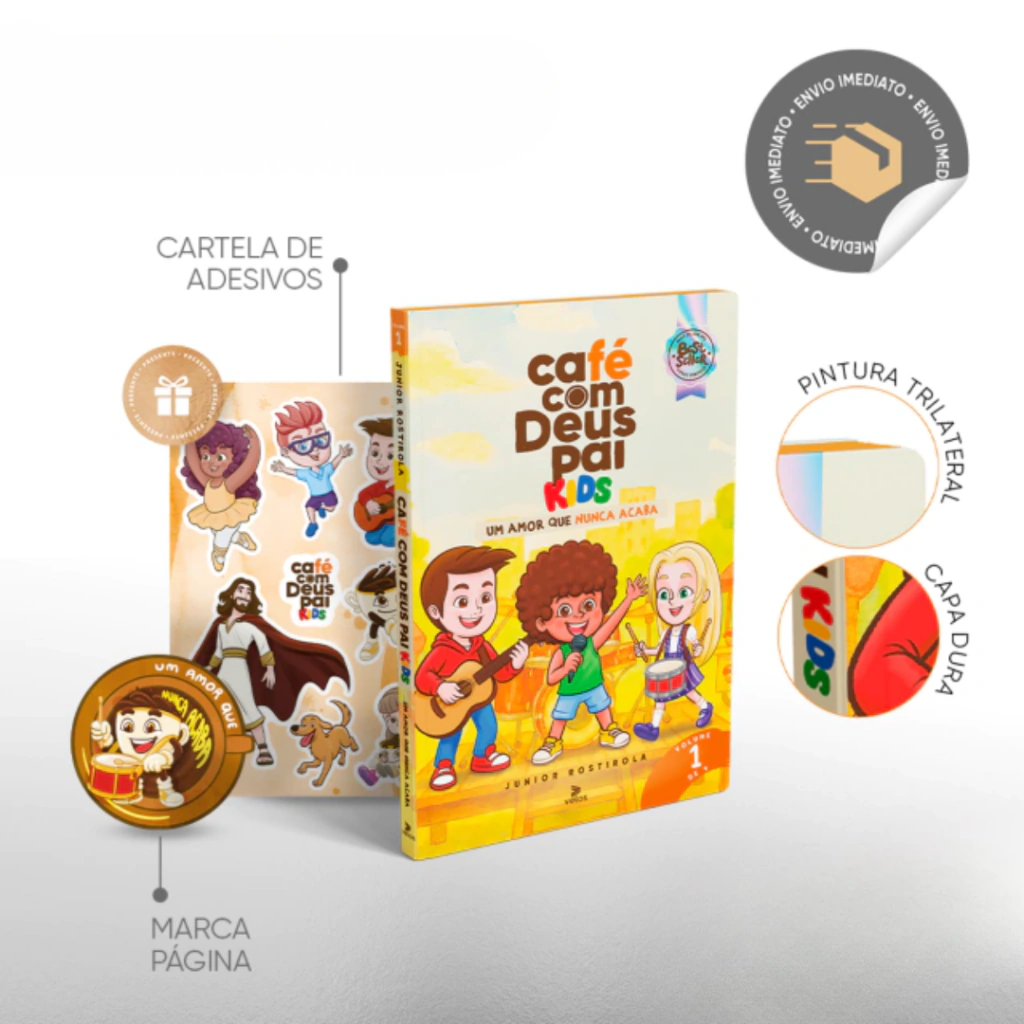 Volume 1 Café com Deus Pai Kids - Um amor que nunca acaba