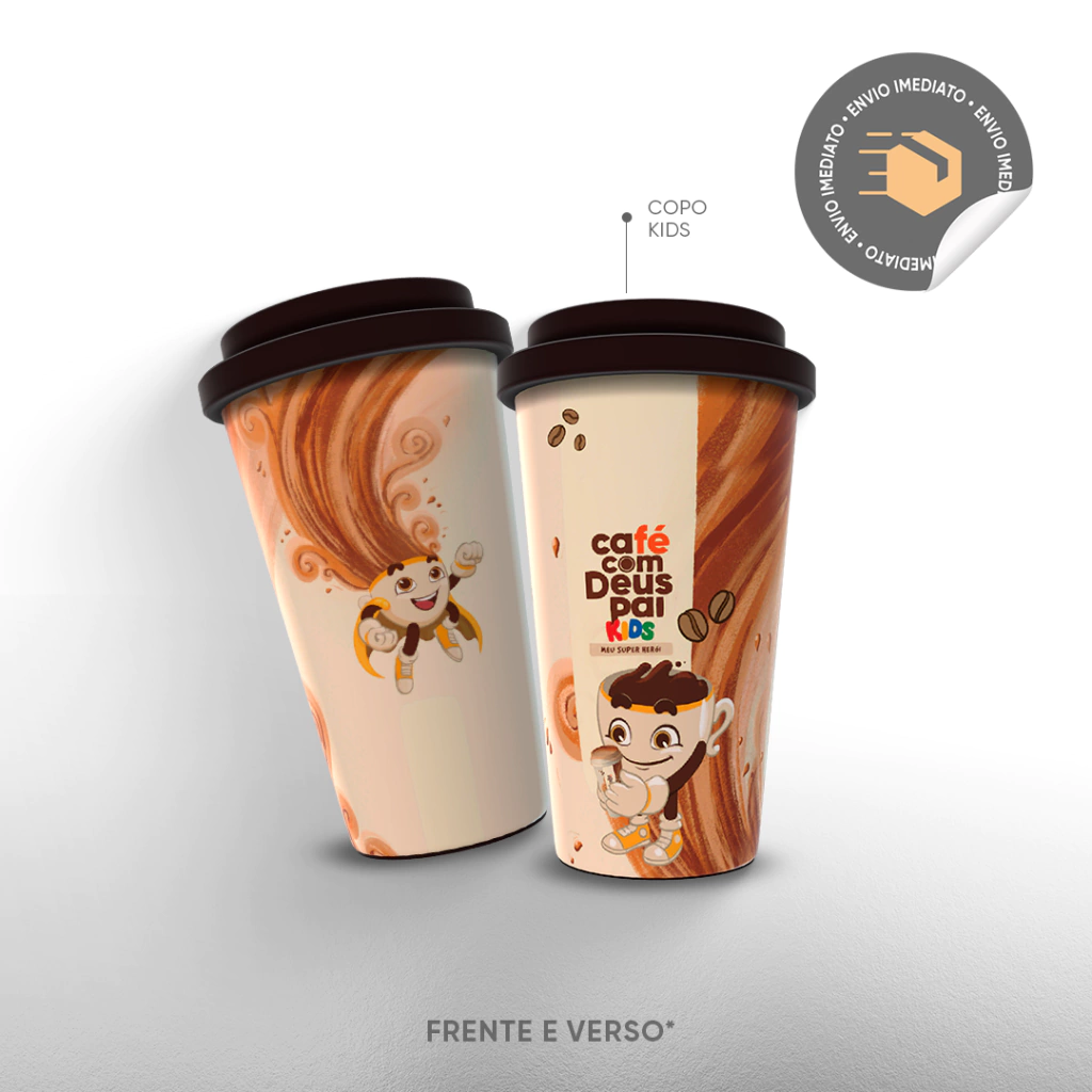 Copo Café Com Deus Pai kids