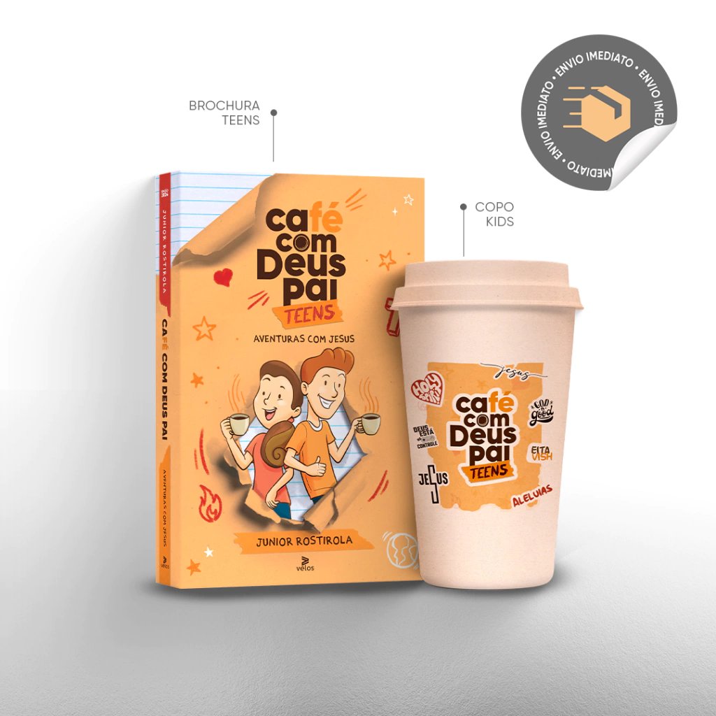 Café com Deus Pai Teens 2024 + Copo Teens